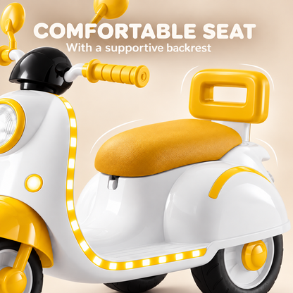 Kids Retro Electric Ride-On Scooter Destiny 618