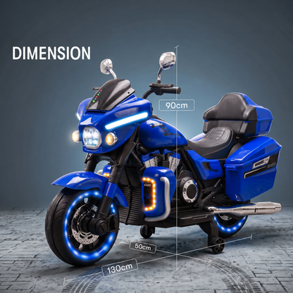 Kids Harley Style Electric Ride-On Bike