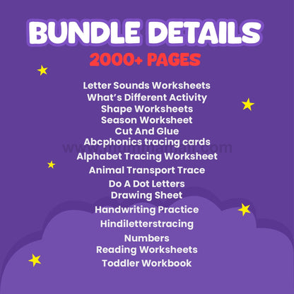 Mumma Mall - 2000+pages children's activity digital e-book 💾