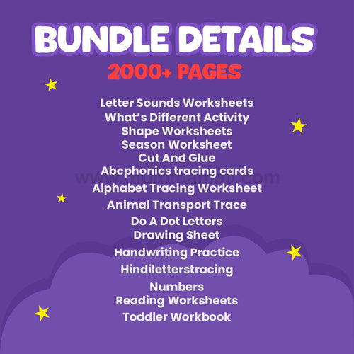 Mumma Mall - 2000+pages children's activity digital e-book 💾