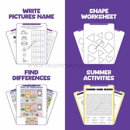 Mumma Mall - 2000+pages children's activity digital e-book 💾