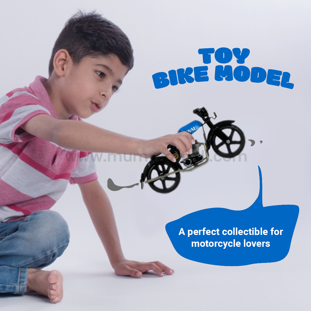 Metal Bullet Bike Toy for Kids & Decorative Purpose