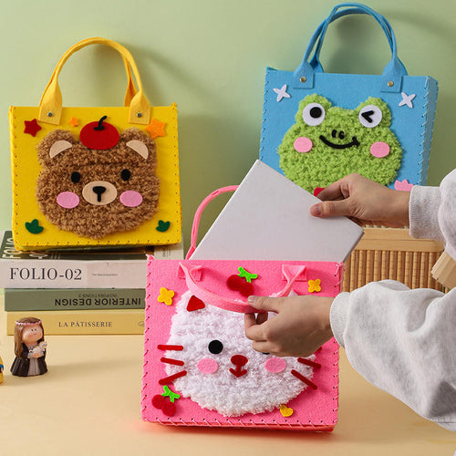 DIY Felt Handbag Craft Kit – Safe, Durable & Screen-Free Creative Activity | Fun Tote Bag Hobby & Perfect Gift for All Ages
