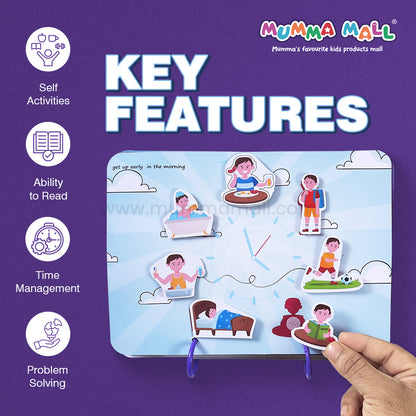 Life Skills Busy Book for Kids – Reusable, Educational & Travel-Friendly