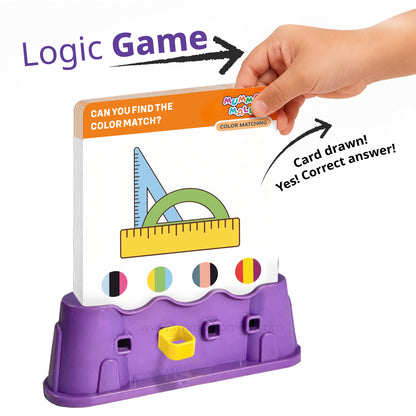 Match Key™ & Unlock Brain with Logical Cards – 72 Challenge Cards With 1 Key