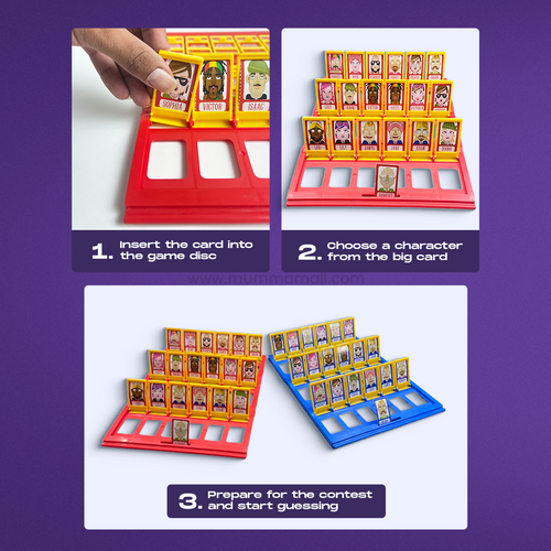 “Guess Who I Am? – Classic Face Identification Board Game for Kids”