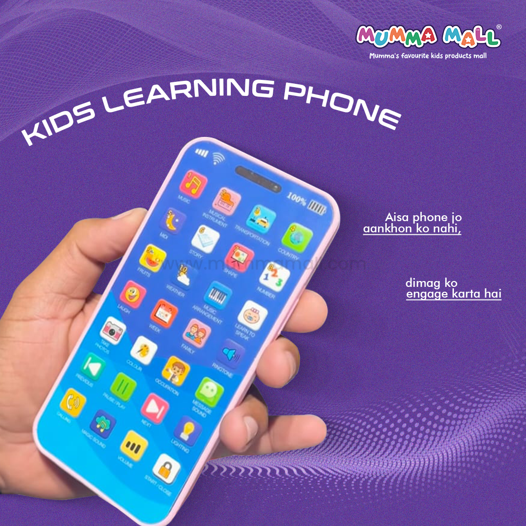 Mini Genius Phone™ – Interactive Learning Toy for Kids (Age 2+)