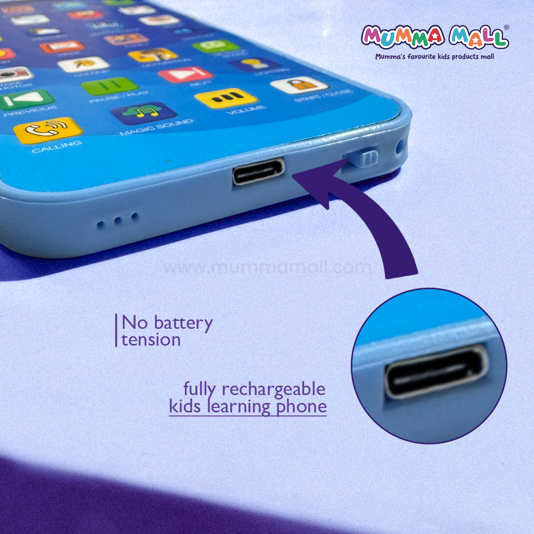 Mini Genius Phone™ – Interactive Learning Toy for Kids (Age 2+)