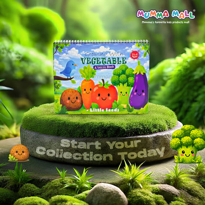 VeggieBuddy™ Reusable Velcro Activity Book – Hands-On Preschool Learning