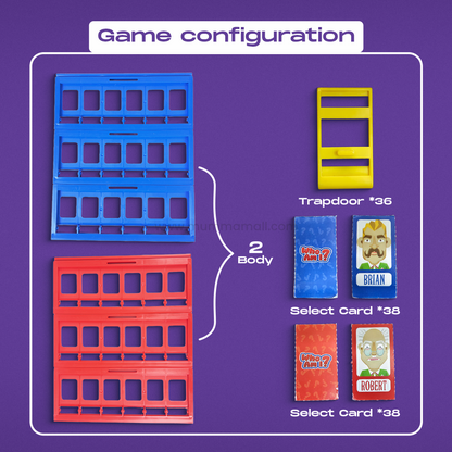 “Guess Who I Am? – Classic Face Identification Board Game for Kids”