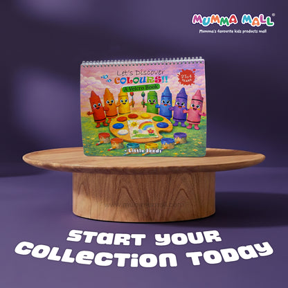 Colours Sorting & Matching Velcro Learning Book for Kids (Ages 2–4) with Reusable Peel-and-Stick Activities
