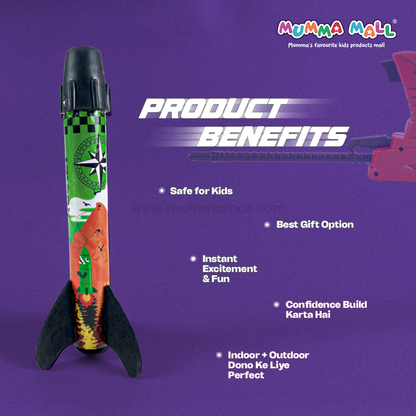 Rocket Launcher Toy – Outdoor Jump & Launch Game for Kids (Age 3+)