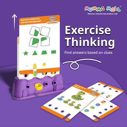 Match Key™ & Unlock Brain with Logical Cards – 72 Challenge Cards With 1 Key