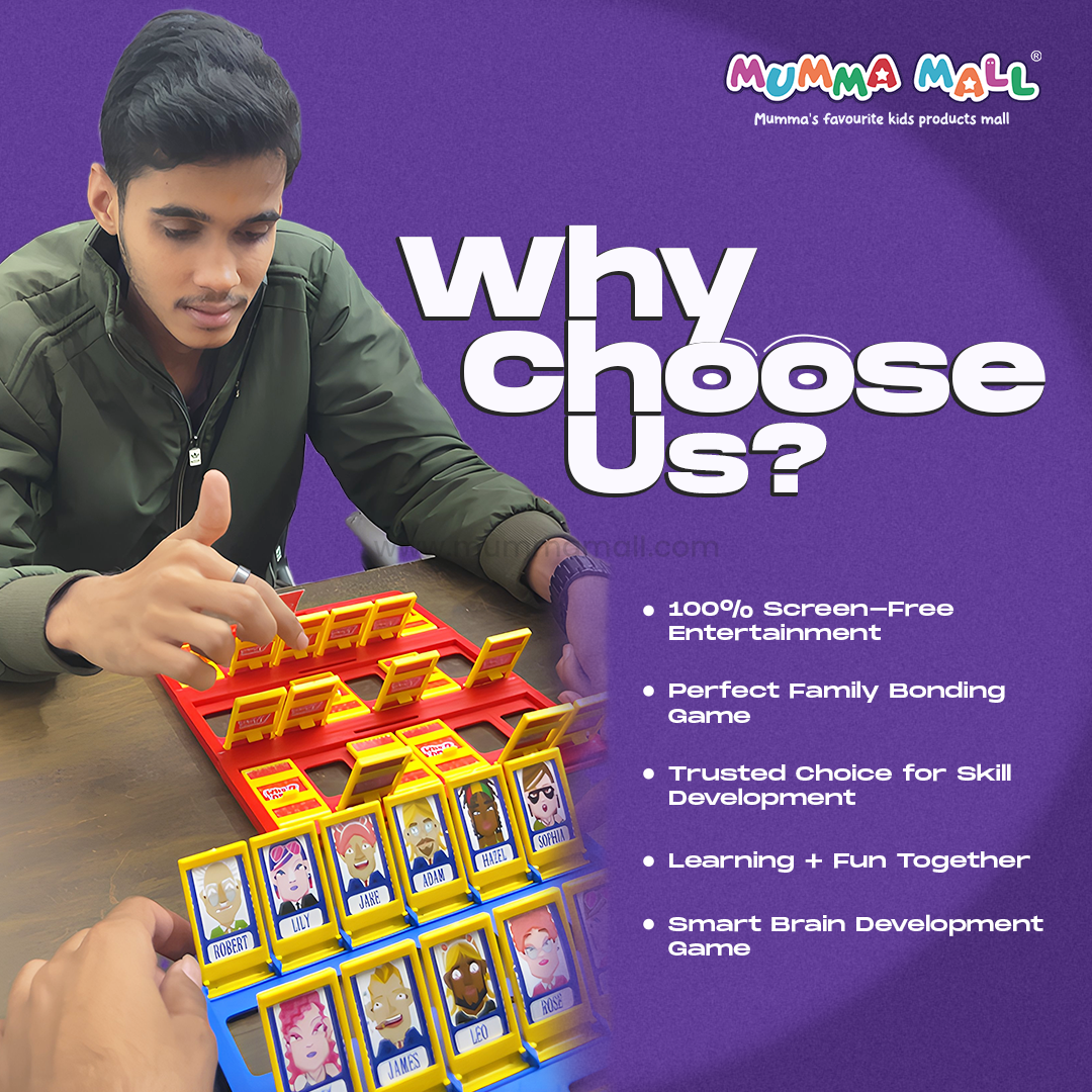 “Guess Who I Am? – Classic Face Identification Board Game for Kids”