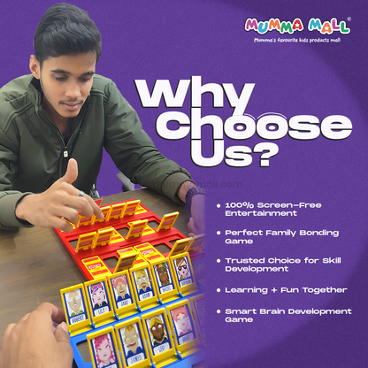 “Guess Who I Am? – Classic Face Identification Board Game for Kids”