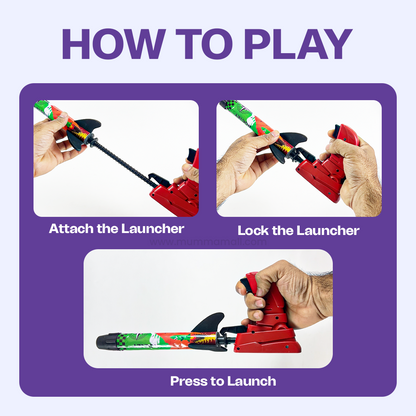 Rocket Launcher Toy – Outdoor Jump & Launch Game for Kids (Age 3+)