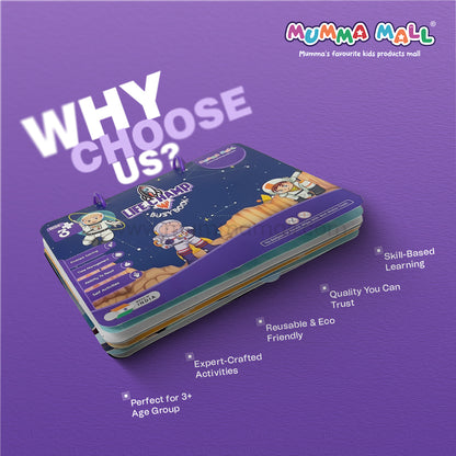 Life Skills Busy Book for Kids – Reusable, Educational & Travel-Friendly