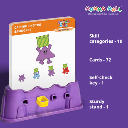 Match Key™ & Unlock Brain with Logical Cards – 72 Challenge Cards With 1 Key