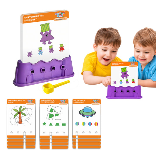 Match Key™ & Unlock Brain with Logical Cards – 72 Challenge Cards With 1 Key