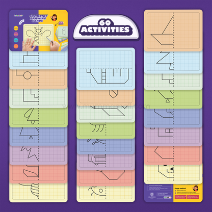 Grid Drawing Practice Sheets for Kids – Step-by-Step Copy-the-Picture Activity by Mumma Mall | Screen-Free Fun to Boost Focus & Hand-Eye Coordination