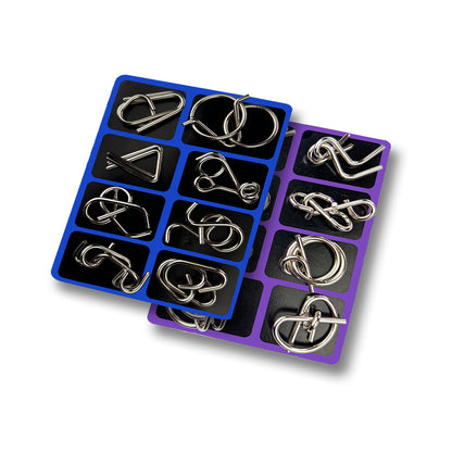 ⭐intellectual Intelligence Educational Metal IQ Puzzle combo for Adults & Children - Let's challenge!!!!!!