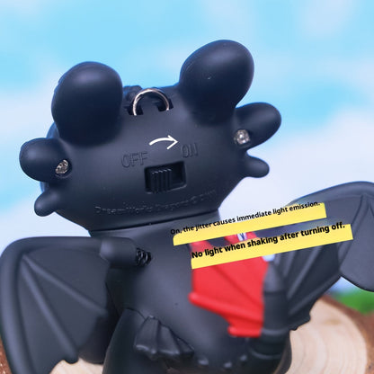 🔥 Black Blaze Dragon™ Keychain