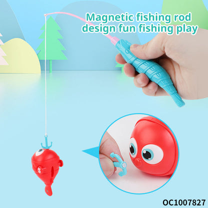 Floating Wind-Up Bath Toys for Kids – Safe Non-Toxic Swimming Fish | Fun Screen-Free Playtime & Stress-Free Bathing | 3+ years (7 Pcs))
