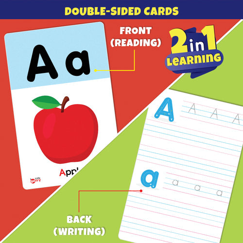 Alphabet-Wipe and Clean Flash Cards