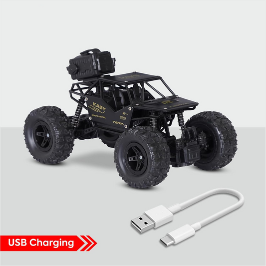 Premium Off-Road Smoke RC Monster Car for Kids 6+ & Adventure Toy Lovers – Real Smoke, LED Lights, Heavy-Duty Tyres & Rechargeable Battery