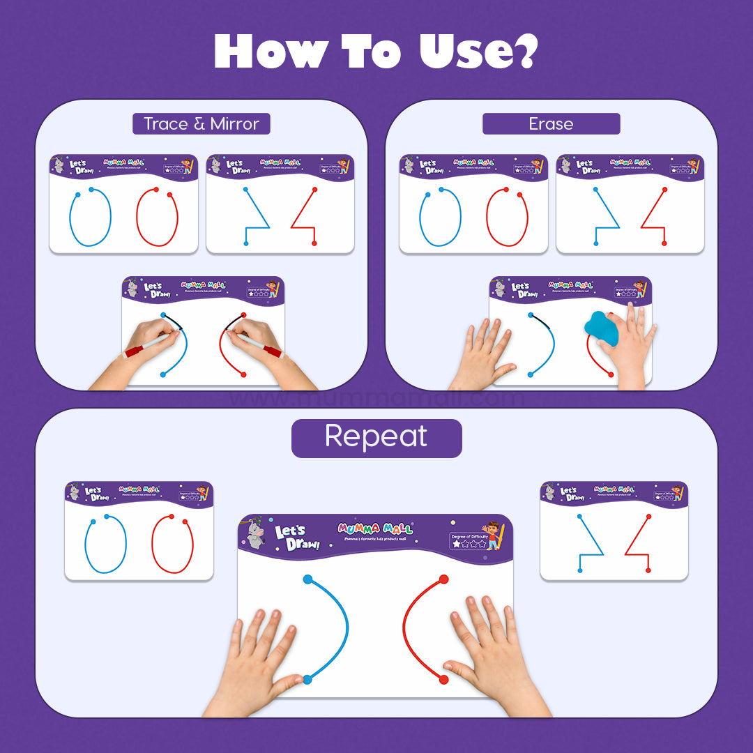 Left & Right Brain Activity Book – Build Focus, Creativity & Hand Coordination for Kids