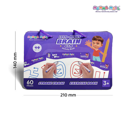 Left & Right Brain Activity Book – Build Focus, Creativity & Hand Coordination for Kids