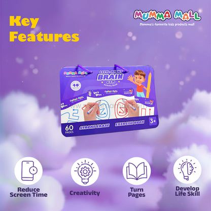 Left & Right Brain Activity Book – Build Focus, Creativity & Hand Coordination for Kids