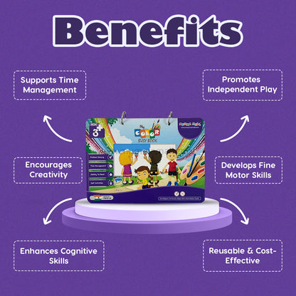 My Color Busy Book – Educational Activity Book for Kids Age 3–6 | Screen-Free Learning, Color Recognition & Creativity Booster