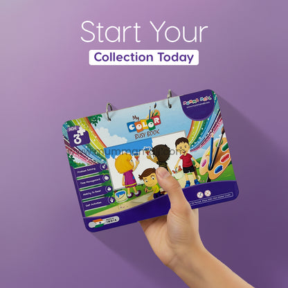 My Color Busy Book – Educational Activity Book for Kids Age 3–6 | Screen-Free Learning, Color Recognition & Creativity Booster
