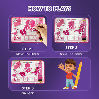 My Color Busy Book – Educational Activity Book for Kids Age 3–6 | Screen-Free Learning, Color Recognition & Creativity Booster