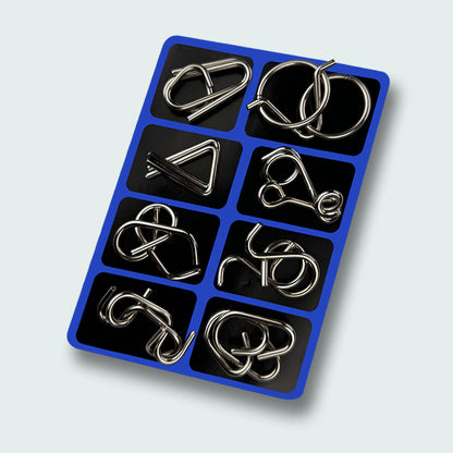 ⭐intellectual Intelligence Educational Metal IQ Puzzle combo for Adults & Children - Let's challenge!!!!!!