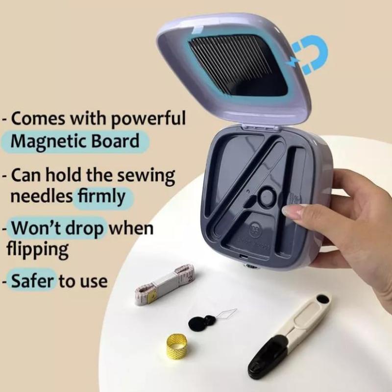 🧲🧵 MagniStitch™ Pop-Lift Sewing Vault 🪡✨