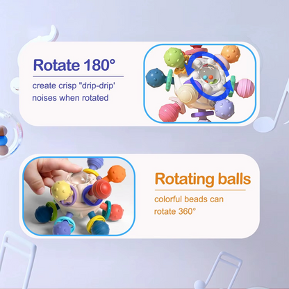 👶 Sensory Orbit Ball | Baby Teething Ball with Rattle - Best teether of 2026