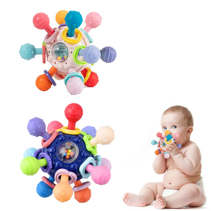 👶 Sensory Orbit Ball | Baby Teething Ball with Rattle - Best teether of 2026