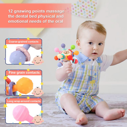 👶 Sensory Orbit Ball | Baby Teething Ball with Rattle - Best teether of 2026