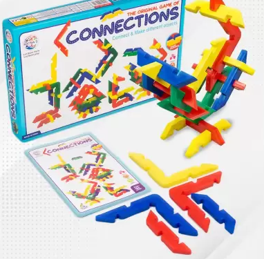 Jumbo Building Stick Kit Block Game-Connector Set for Kids