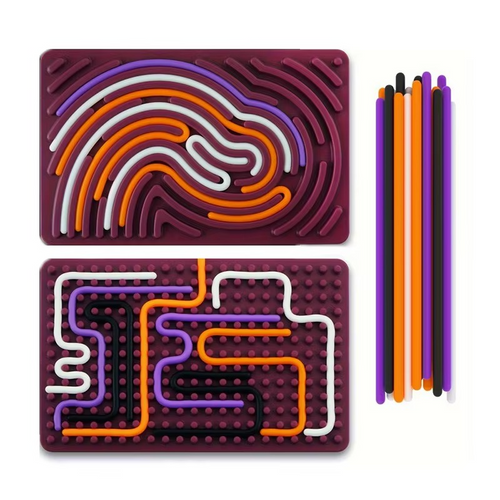 🖐️ Little Genius Silicone Busy Board 🧠 Color Learning + Sensory Play