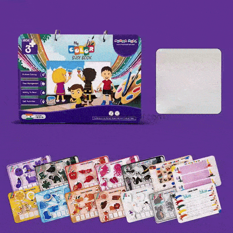 My Color Busy Book – Educational Activity Book for Kids Age 3–6 | Screen-Free Learning, Color Recognition & Creativity Booster
