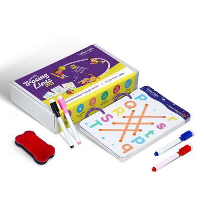 68 Pages Reusable Tracing Line book to improve HAND WRITING For kids + (FREE Learning 2000+ pages PDF worksheet for kids📚 )