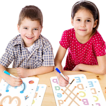 68 Pages Reusable Tracing Line book to improve HAND WRITING For kids + (FREE Learning 2000+ pages PDF worksheet for kids📚 )