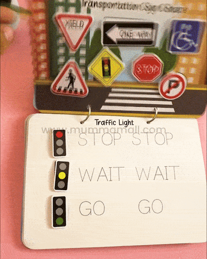 Transportation Busy Book (Ages 3+) – Interactive activity book with vehicles to boost motor & cognitive skills