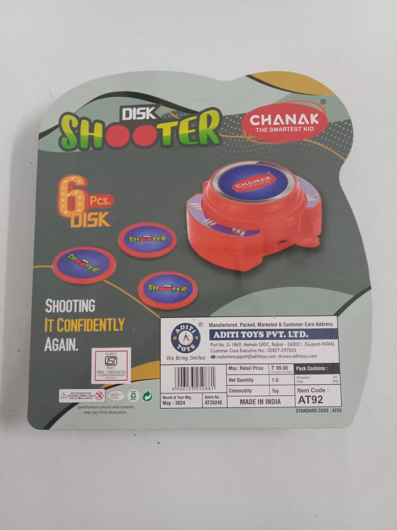 Exciting hand disk shooter toys game set for kids