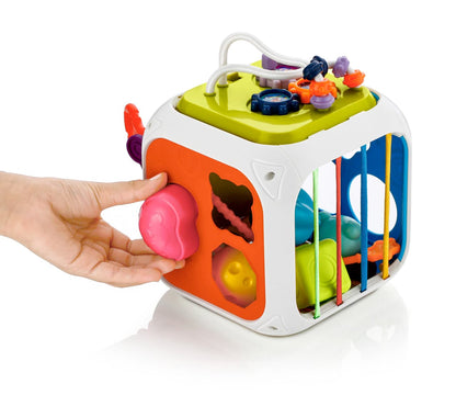 🧠 7-in-1 Smart Shape Sorting Cube 🎨 | Early Learning Activity Toy