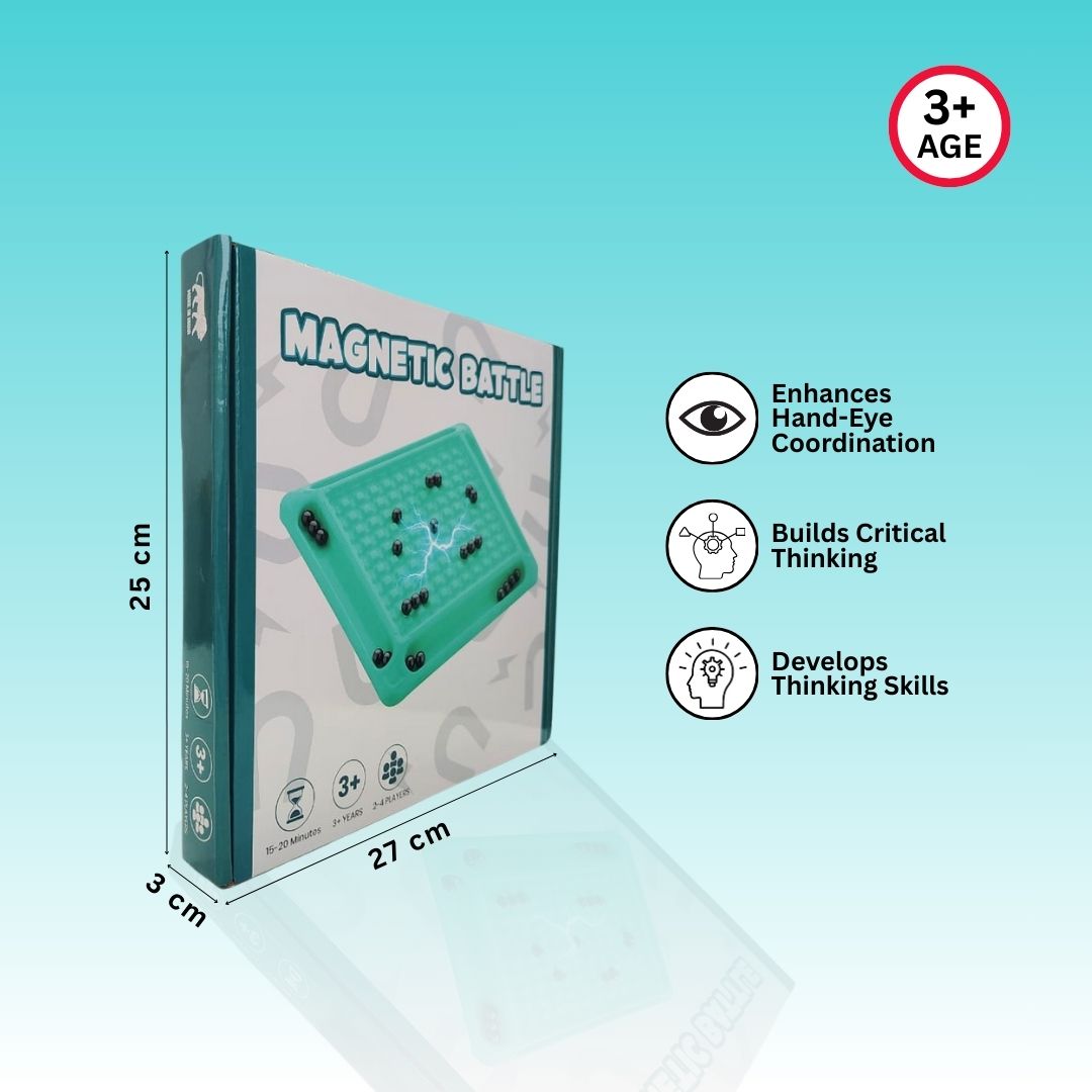 ♟️ Magnetic Battle Chess Board Game 🧲 | Strategy Fun