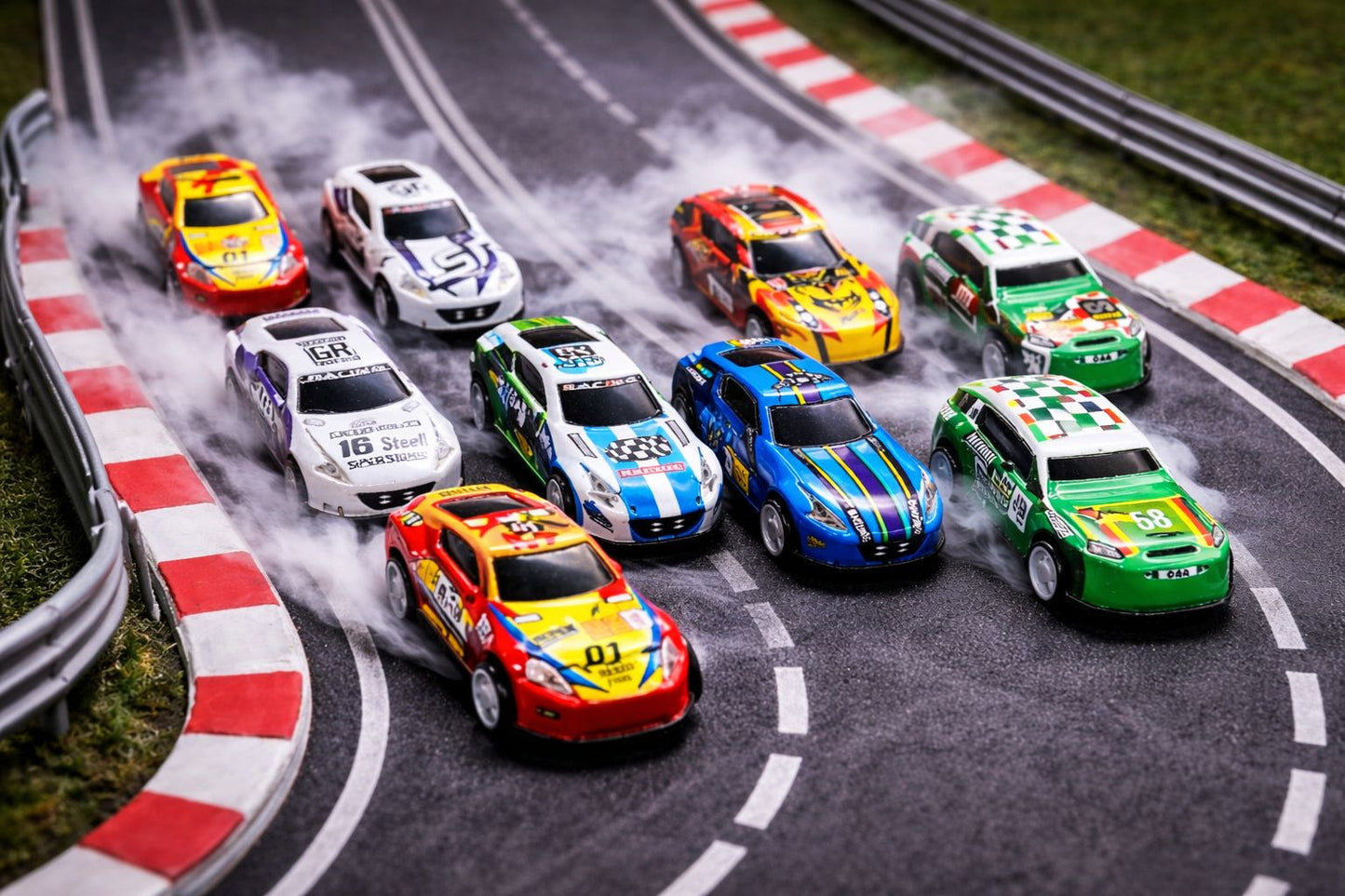 Mini Metal Racing Car Set for Kids | 10 Pcs Pull Back Sports Car Collection
